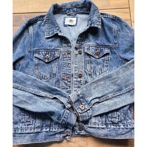 Forever 21 denim jacket light wash sz M